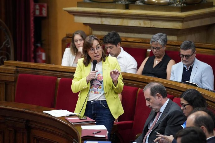 Archivo - La consellera de Territorio de la Generalitat de Catalunya, Silvia Paneque, en una imagen de archivo