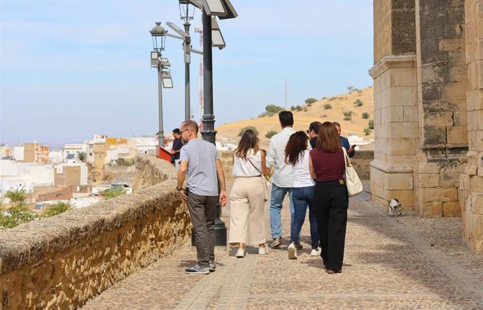 Turistas de Osuna (Sevilla).