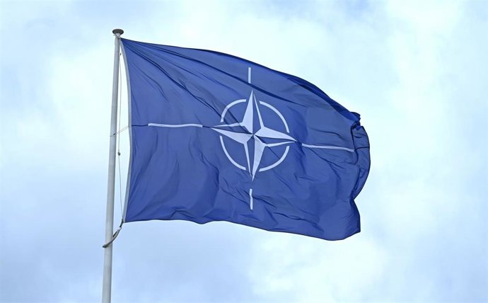 Archivo - Bandera de la OTAN