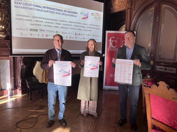 Presentación del XXXI Ciclo Coral Internacional de Navarra.