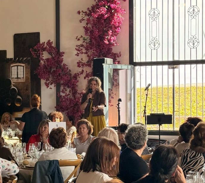 Susana Sánchez Toro en la celebración del Día de las Mujeres Rurales en El Puerto.