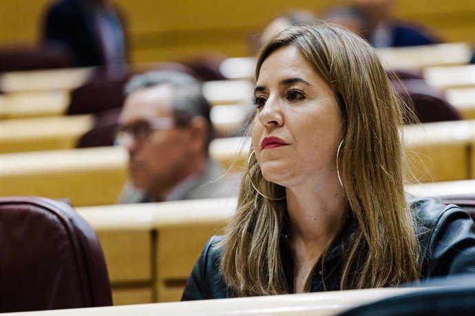 Archivo - La senadora del PP, Rocío Dívar, durante una sesión plenaria, en el Senado, a 22 de octubre de 2025, en Madrid (España). 