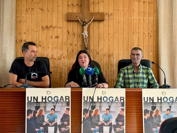 Presentación de la campaña 'Un hogar, un lugar al que pertenecer' de Cáritas Diocesanas Huelva.