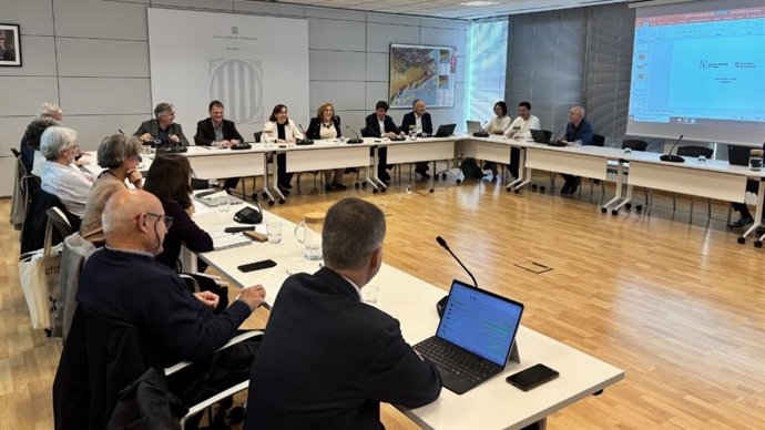 La consellera de Territorio, Vivienda y Transición Ecológica de la Generalitat, Sílvia Paneque, en la quinta reunión del Observatori de la inundabilitat