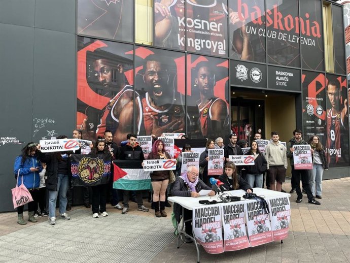 Rueda de prensa de Palestinarekin Elkartasuna