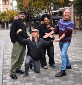 Foto: Tabernero rueda un corto en 12 horas en Logroño con Pepe Viyuela y Patxi Freiytez como protagonistas