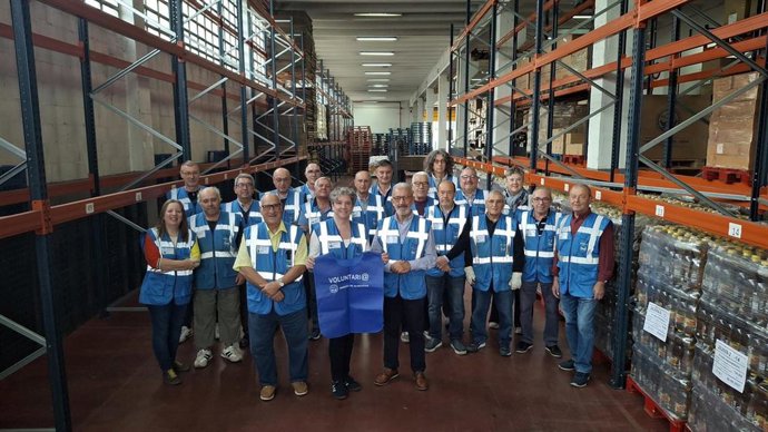 Imagen de voluntarios de Banco de Alimentos.