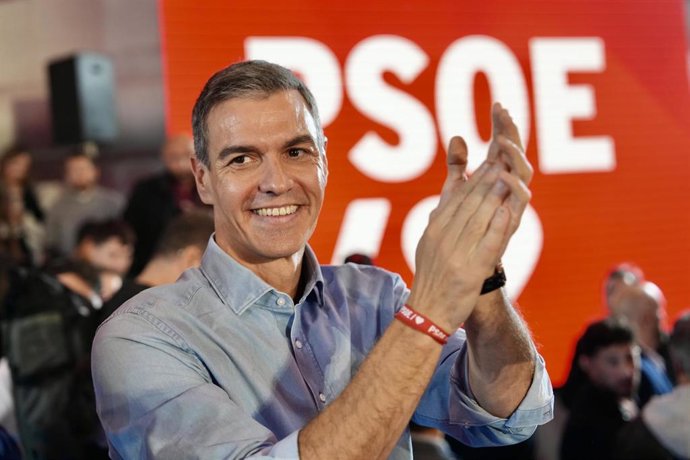 El presidente del Gobierno, Pedro Sánchez