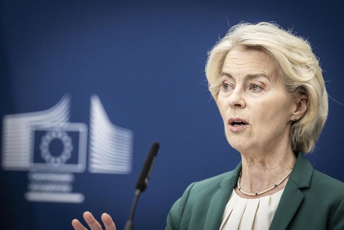 Archivo - La presidenta de la Comisión Europea, Ursula von der Leyen 