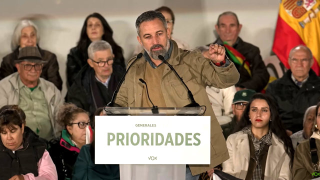 Abascal advierte de que Francia no "pilla muy lejos" y pide voto para no llegar