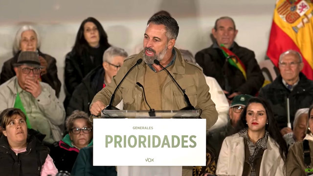 Abascal asegura que si gana los sacrificios serán para inmigrantes, partidos y s