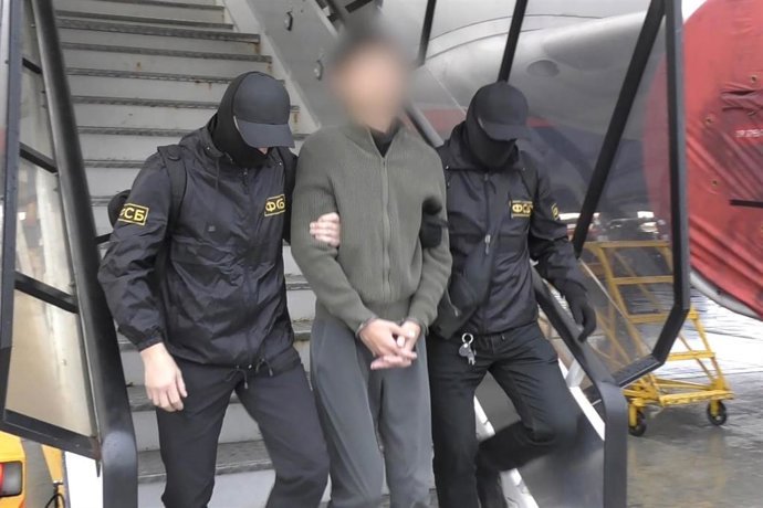 Archivo - Operación del Servicio Federal de Seguridad de Rusia para detener a un periodista japonés del diario Hokkaido Shimbun bajo sospecha de espionaje.