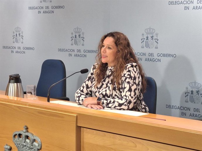 Archivo - La delegada del Gobierno en Aragón, Noelia Herrero.