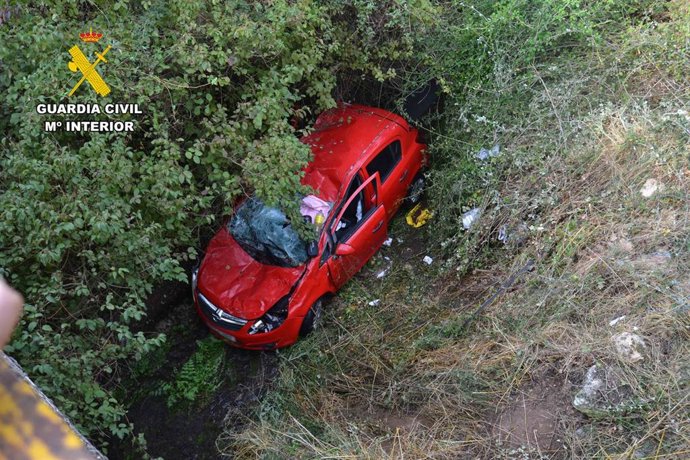 Vehículo accidentado.