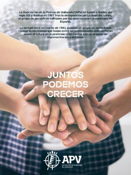 Uno de los carteles para la campaña de la APV.