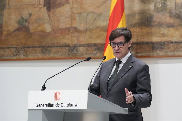 El president de la Generalitat de Catalunya, Salvador Illa