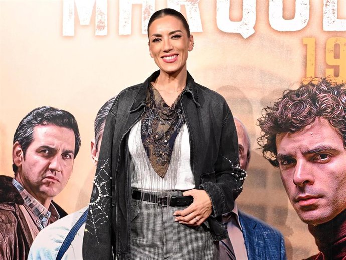 Patricia Pardo en el estreno de 'El Marqués, 1985'