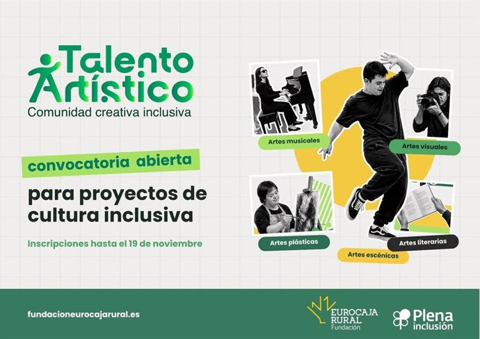 Cartel de la convocatoria de la segunda edición de 'Talento Artístico'.