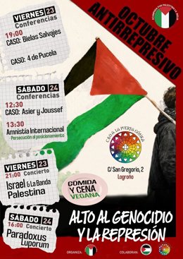 Jornadas represión palestina