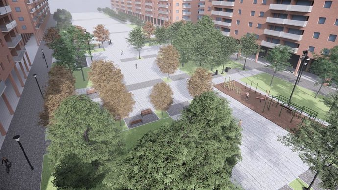 Aprobada la adjudicación del contrato para completar la urbanización de la zona peatonal del paseo Anelier en Rochapea.