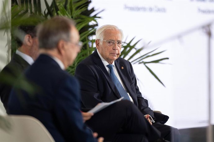 El presidente de Melilla, Juan José Imbroda, durante el Foro ABC, a 21 de octubre de 2026, en Madrid (España). 