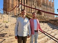 El PSIB pide saber las actuaciones que llevará a cabo el Consell de Mallorca en las escaleras de la Seu de Mallorca
