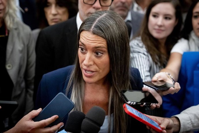 La portavoz de Junts en el Congreso, Miriam Nogueras.