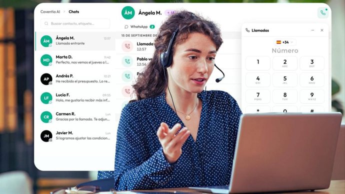 Coventia lanza Coventia Phone, una centralita en la nube que unifica llamadas, WhatsApp y email por 99€
