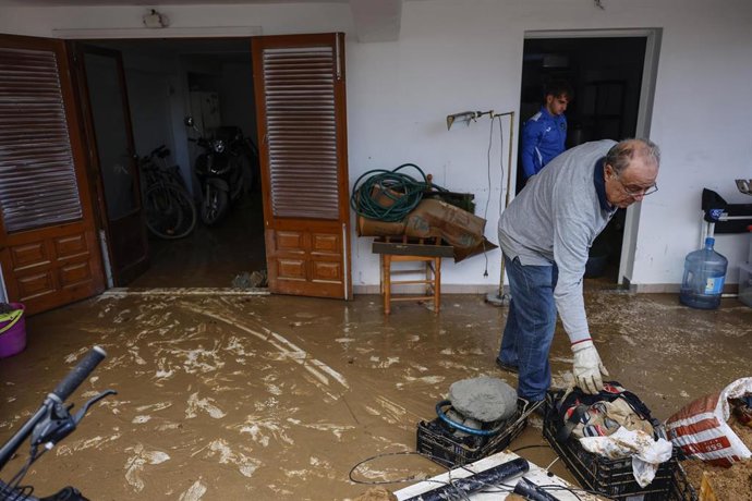 Daños materiales en viviendas a causa de la dana Adam, a 20 de octubre de 2026, en Oliva, Valencia