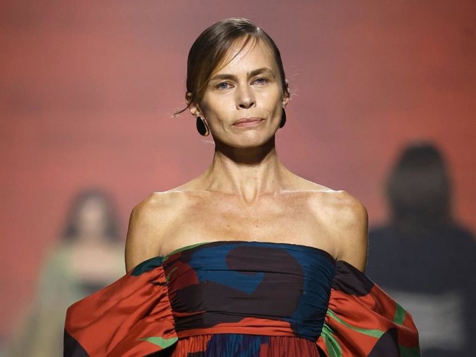 Verónica Blume en el desfile de Surkana en la 080 de Barcelona