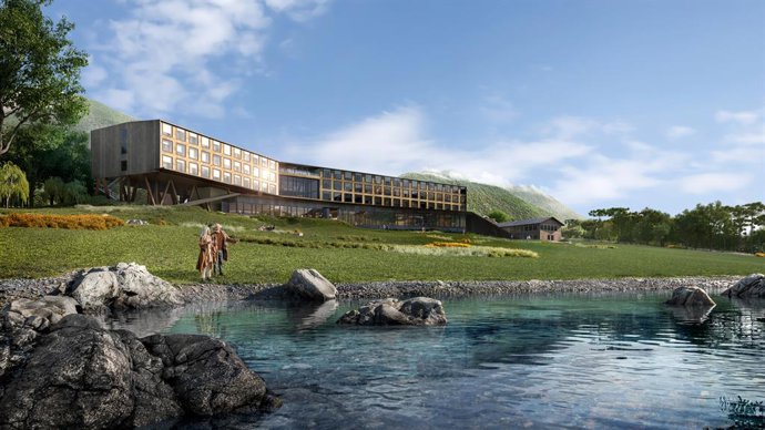 Nuevo hotel The Cormorant at 55 South de Silversea, en Puerto Williams (Chile).