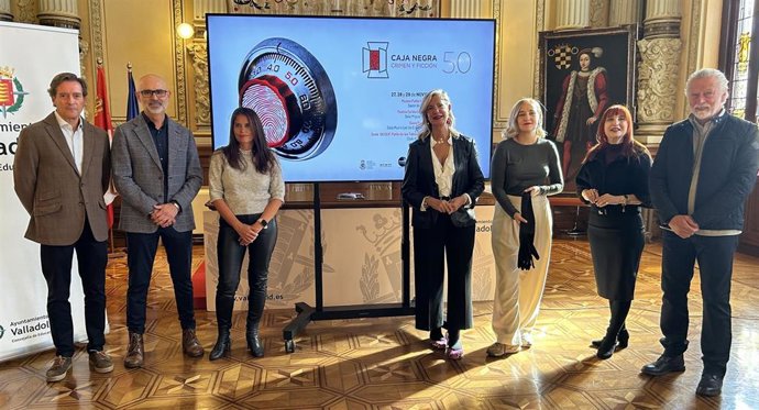 Presentación del evento sobre criminología La Caja Negra 5.0 en Valladolid.