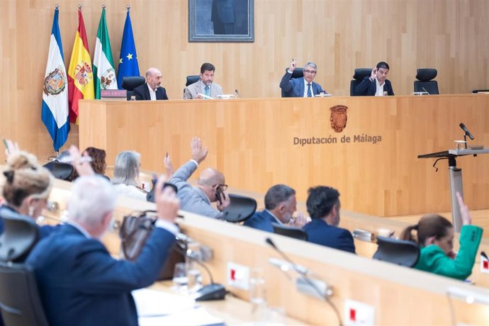 Pleno ordinario de octubre de la Diputación de Málaga.