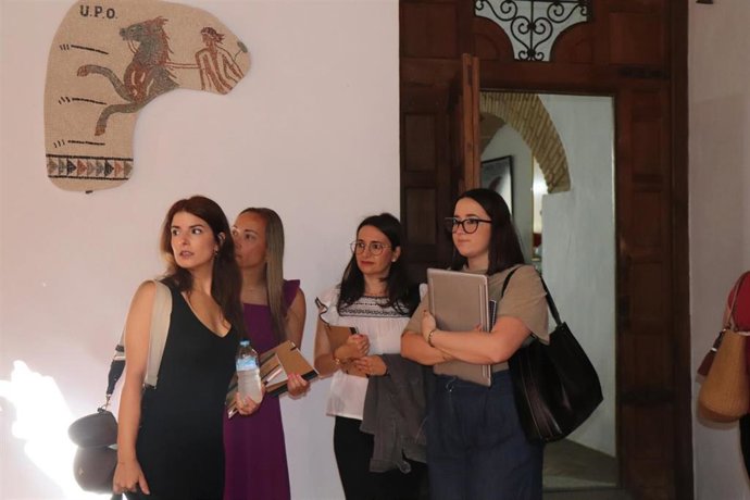 Estudiantes de los cursos de verano de la Pablo de Olavide que se celebran en Carmona