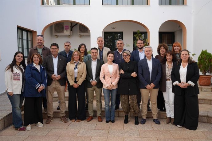 Reunión de presupuestos de la Diputación de Badajoz en Monesterio
