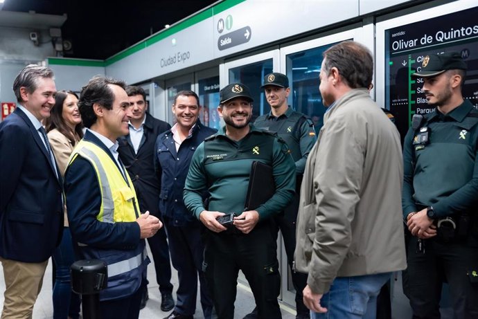 Simulacro de emergencias en el Metro de Sevilla