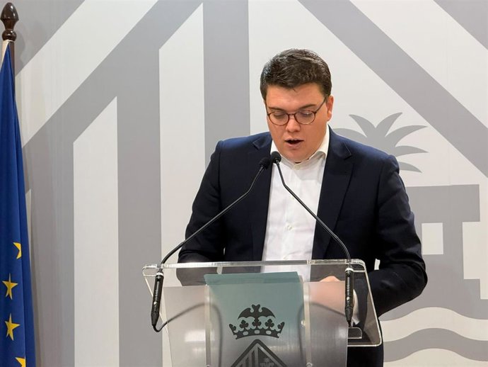 El portavoz adjunto del equipo de Gobierno del Ayuntamiento de Palma, Llorenç Bauzá.