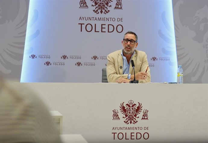El concejal de Movilidad, Iñaki Jiménez, en rueda de prensa.