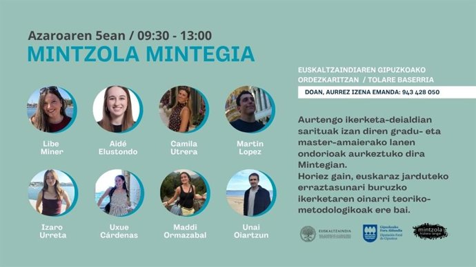 Mintzola mintegiaren 2026ko edizioa azaroaren 5ean egingo da Donostian