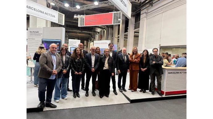 El secretario de Trabajo de la Generalitat, Paco Ramos, durante la inauguración del Saló de l'Ocupació este miércoles