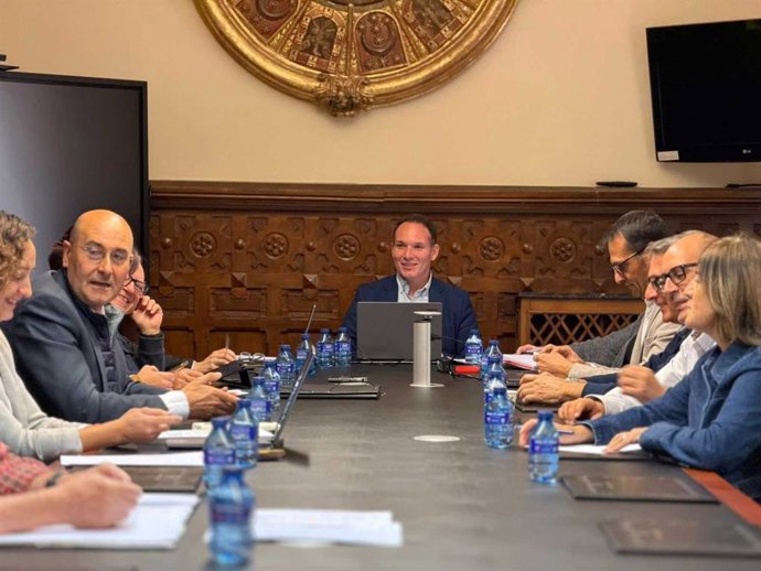 Reunión de la Comisión de Reto demográfico de la Diputación de Soria.