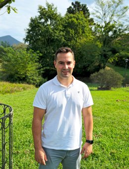 Julen Karrion, candidato del PNV a la alcaldía de Murueta (Bizkaia),