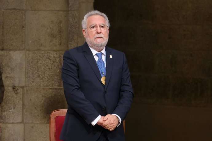 Archivo - Arxiu - El president del Parlament de Galícia, Miguel Ángel Santalices. 