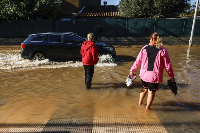 Zones negades per l'aigua a causa de la dana Adam, a 20 d'octubre del 2026, a Oliva, València, Comunitat Valenciana (Espanya). 