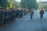 Foto: El JEME hace una visita de inspección en Vizcaya al Regimiento Garellano 45, adscrito a la Brigada de Córdoba