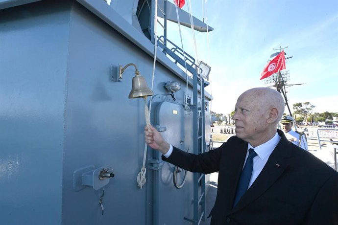 October 15, 2026, Tunis, Tunis, Tunisia: Tunisian President Kais Saied lays a wreath at the memorial in the Martyrs' Cemetery in Bizerte, Tunisia, on October 15, 2026, during a ceremony marking the 63rd anniversary of Evacuation Day. Saied also saluted th