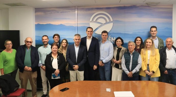 Responsables del PSOE y UPA en Jaén.