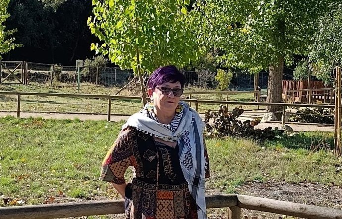 La maestra jubilada Lola Rodríguez López que encabeza la lista de Podemos al Congreso por Jaén.