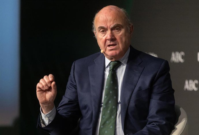 Archivo - El vicepresidente del Banco Central Europeo (BCE), Luis de Guindos, 