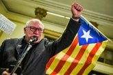 Foto: Lluís Puig (Junts) en su regreso a Catalunya: "Seguimos queriendo la libertad del pueblo catalán"